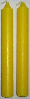 1/2" Yellow Chime Candle 20 pack