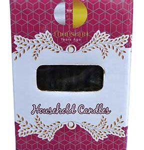 (set of 36) Black 6" household candle