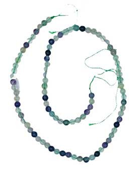 4mm Rainbow Fluorite beads